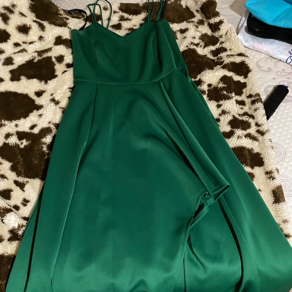 Green prom dress from ross. worn once.
